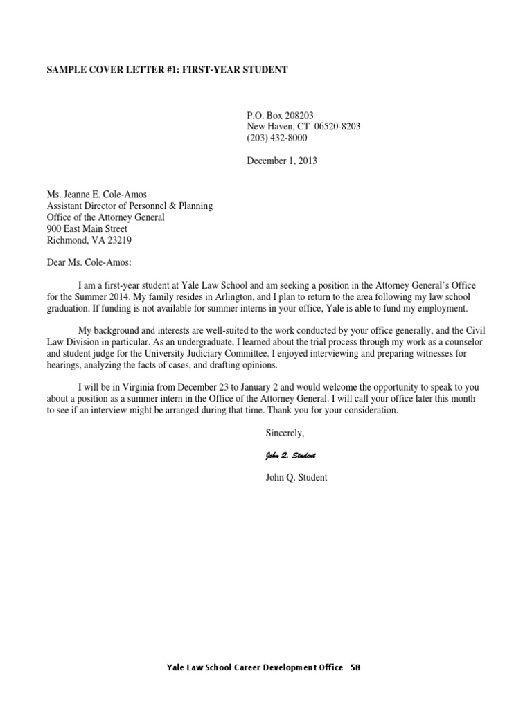 Yale Law Student Sample Resumes - 1707472346