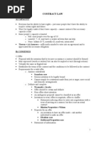 Contract Law A