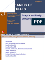 Mechanics of Materials: Analysis and Design of Beams For Bending