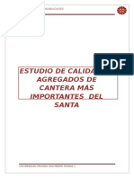 Estudio de Calidad de Agregados de Cantera Más Importantes Del Santa