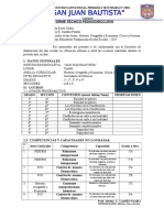 Informe técnico pedagógico 2015 de la Institución Educativa Secundaria No 11084 de Cayalti