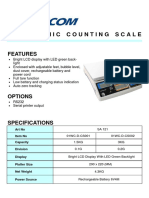 Electronic Counting Scale: Features