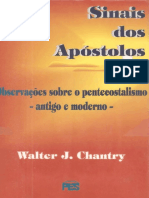 Sinais Dos Apóstolos - Walter J. Chantry