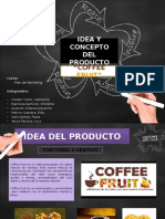 Idea y Concepto Del Producto