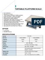 Nagata: Electronic Portable Platform Scale