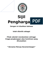 Sijil Penghargaan