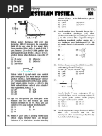 Soal Fisika Latihan SBMPTN