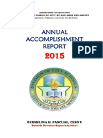 2015 Annual Accomplishment Report - Renato L. Ignacio