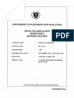 Universiti: Malaysia Final Examination