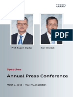 Speeches Annual Press Conference 2016