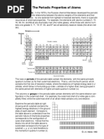 Periodic Properties Concepts