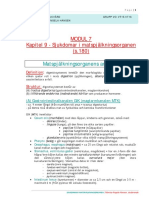 MODUL 7 - Kap.9 - Sjukdomar I Matspjälkningsorganen