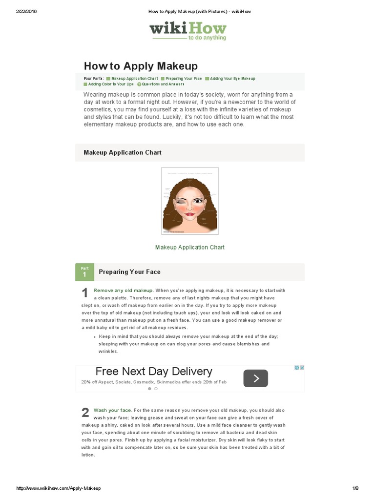 How to Apply Makeup: Step-by-Step Guide | PDF | Teaching Methods ...