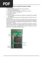 Bluetooth To Serial HC-06 Wireless Module: Product Description