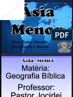 Trabalho - Geografia Bíblica