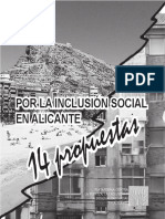 14 Propuestas Inclusión Social de Alicante.