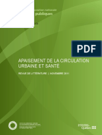 Apaisement de La Circulation Urbaine Et Santé