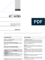 Ic a110 Manual