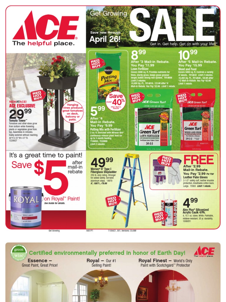 Ace Hardware Get Growing Sale Lawn Moss