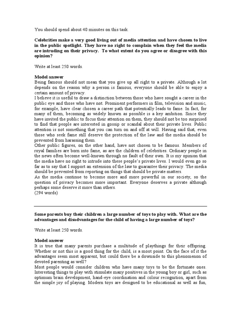 Ib english b speech example picture