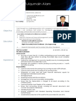 CV Document - ACCA Qaulified