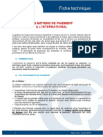 Moyens de Paiement Les Moyens de Paiement A L International PDF