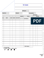 Unit / Department / Centre Plan/Programme Head (Owner) Monitoring Head Preparation Date Validity Period