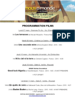 Programmation Films Nouvomonde