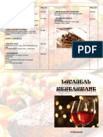 Lucajeal Restaurant Menu