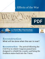 Reconstruction Powerpoint 1