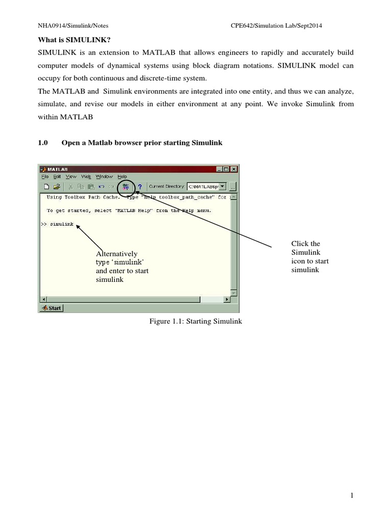 Simulink Notes PDF Matlab Simulation