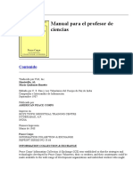 ''Manual para El Profesor de Ciencias'', Cuerpo de Paz Norteamericano en La India