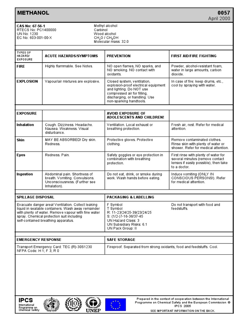 Affidabilità e Sicurezza 9 | PDF | Methanol | Dangerous Goods