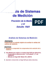 Analisis de Sistemas de Medicion y R&R