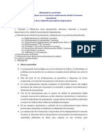 4. Concepto e Importancia de La Calidad de Prescripcion-dispensacion.