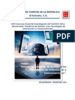 Manual de Auditoría de Gestión a Las Tecnologías de Información y Comunicaciones