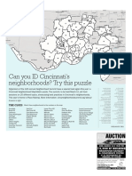 Cincinnati Neighborhood Puzzle