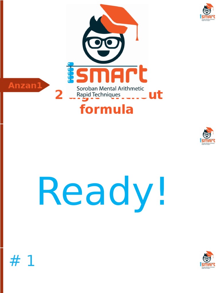 Anzan Mental Arithmetic Exercises | PDF