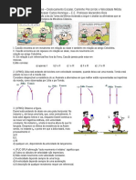 1º Lista Sobre Movimento, Referencial, Repouso e Velocidade Média