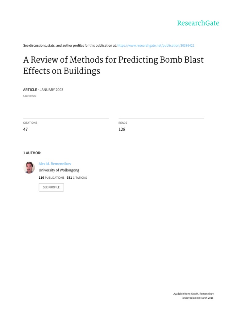 Blast Effects On Buildings Pdf File