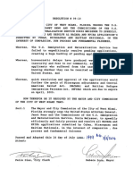 Resolution # 1999-10 Asking to Resolve Al Nacara and Hpira Applications