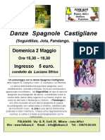 Danze Spagnole Castigliane: Domenica 2 Maggio