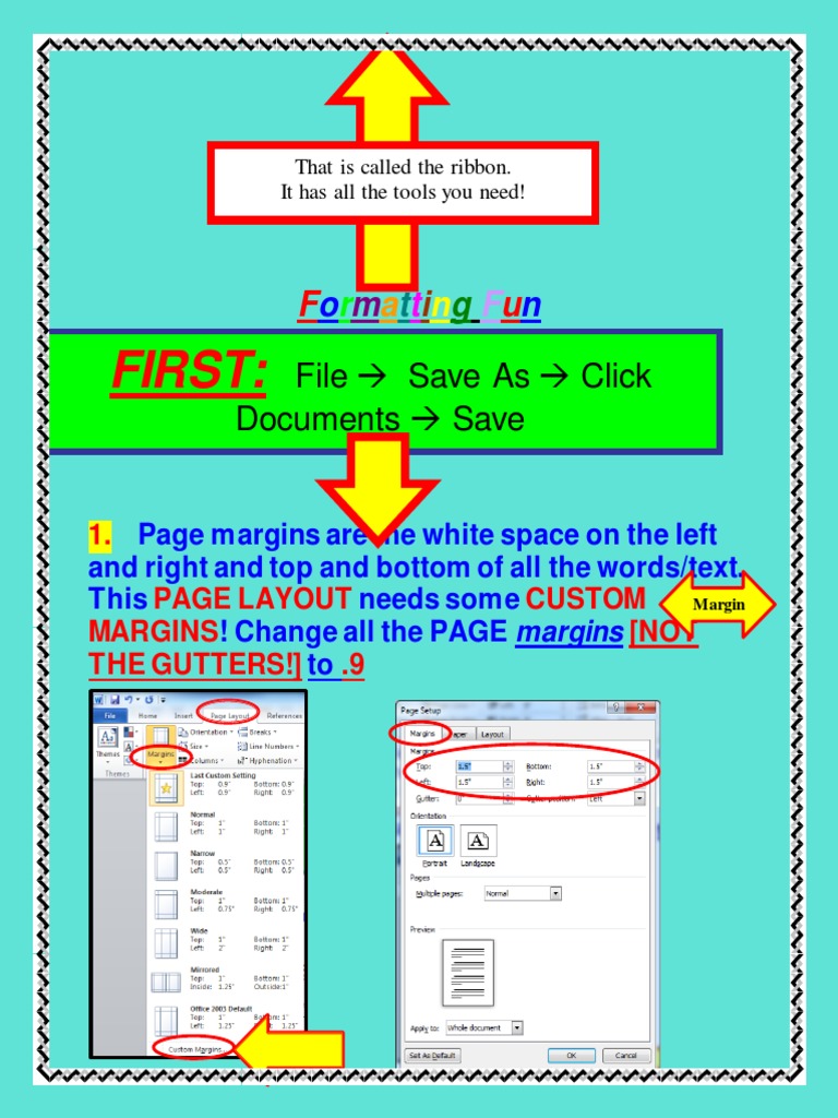 Formatting A Word Document PDF | PDF | Writing | Graphic Design