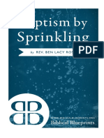 Baptism by Sprinkling