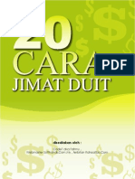 20 Cara Jimat Duit