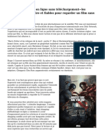 ? "Watch Des Films en Ligne Sans T?l?chargement - Les Approches S?curitaire Et Fiables Pour Regarder Un Film Sans Downloading" ?