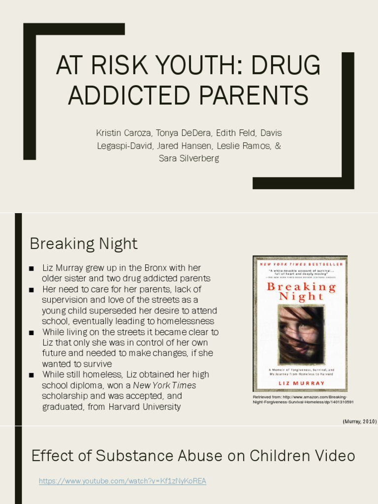 Impact of Addiction on At-Risk Youth | PDF | Substance Use Disorder ...