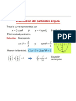 Eliminacion de Parametro Angulo