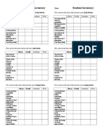 Behavior Self Assessment