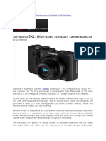 Samsung EX1: High-Spec Compact Camerastocrat: Link